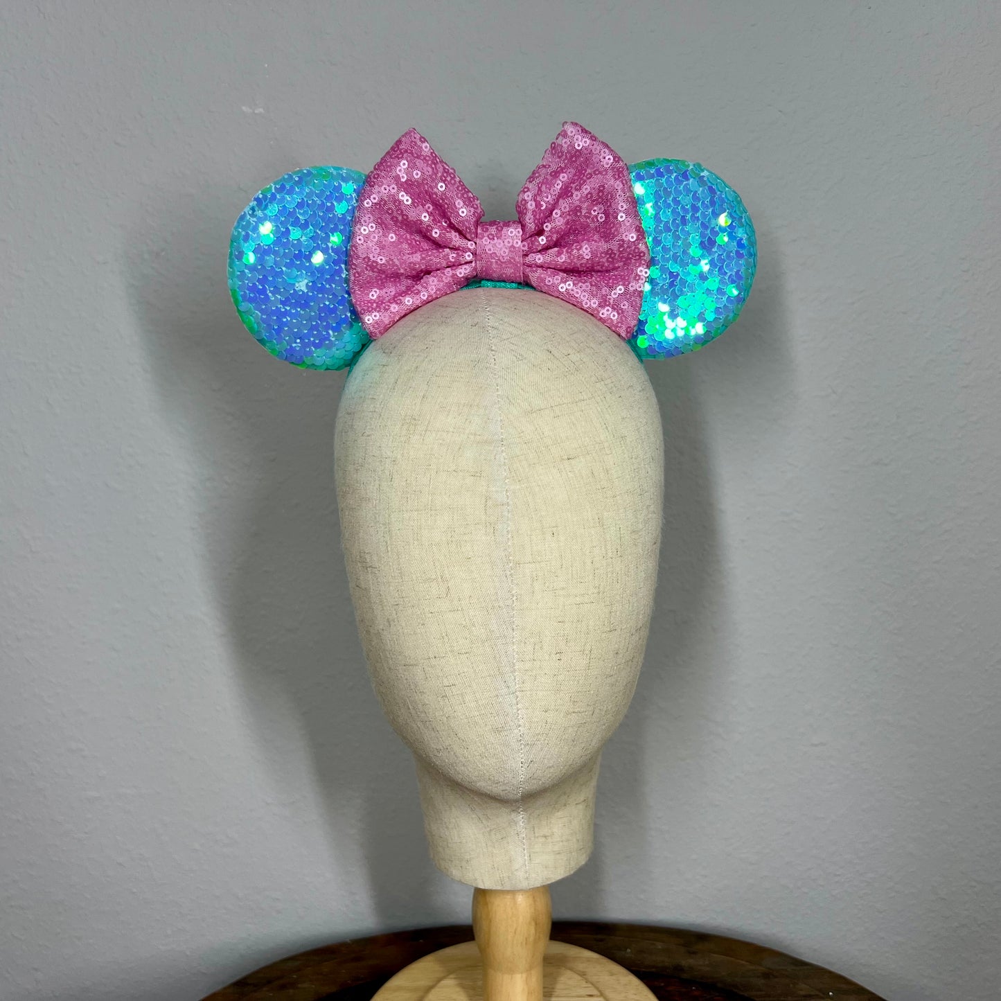Classic - Cotton Candy Blue Elastic Mouse Ears