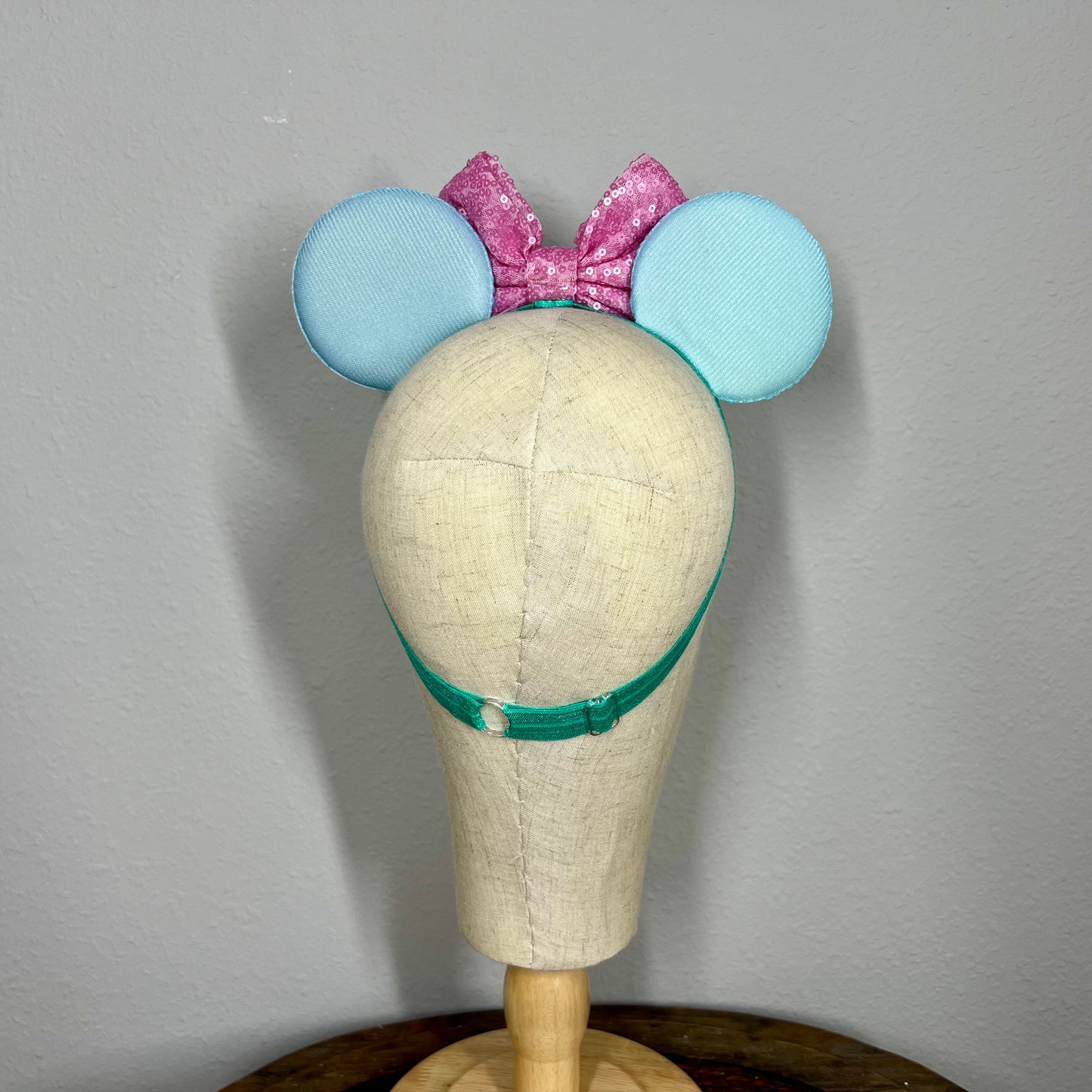Classic - Cotton Candy Blue Elastic Mouse Ears