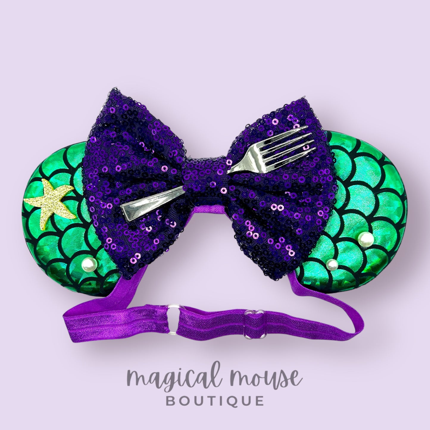 Princess - Mermaid Magic Elastic Mouse Ears