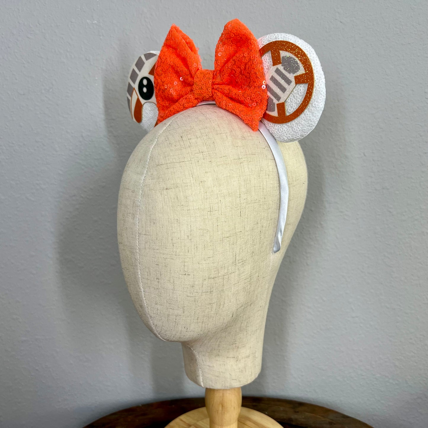 Galaxy - Orange Robot Mouse Ears