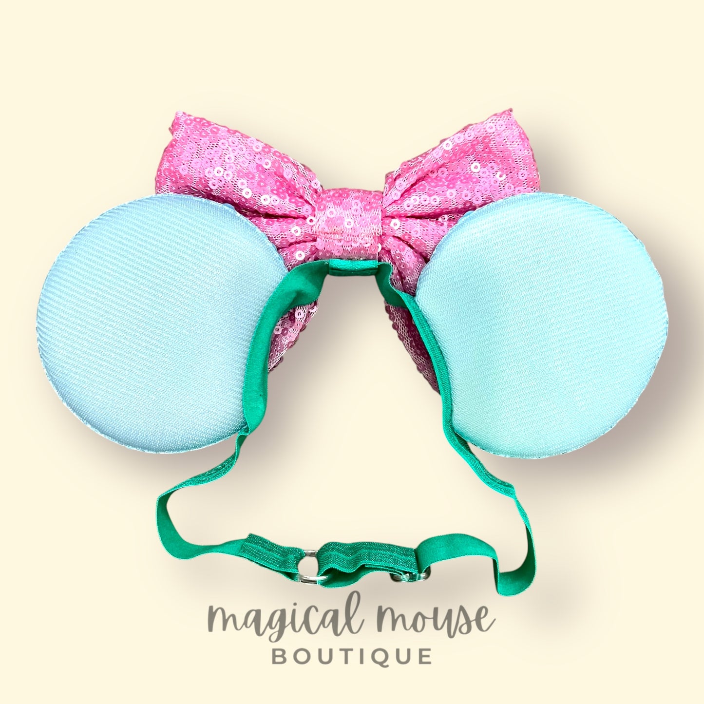 Classic - Cotton Candy Blue Elastic Mouse Ears