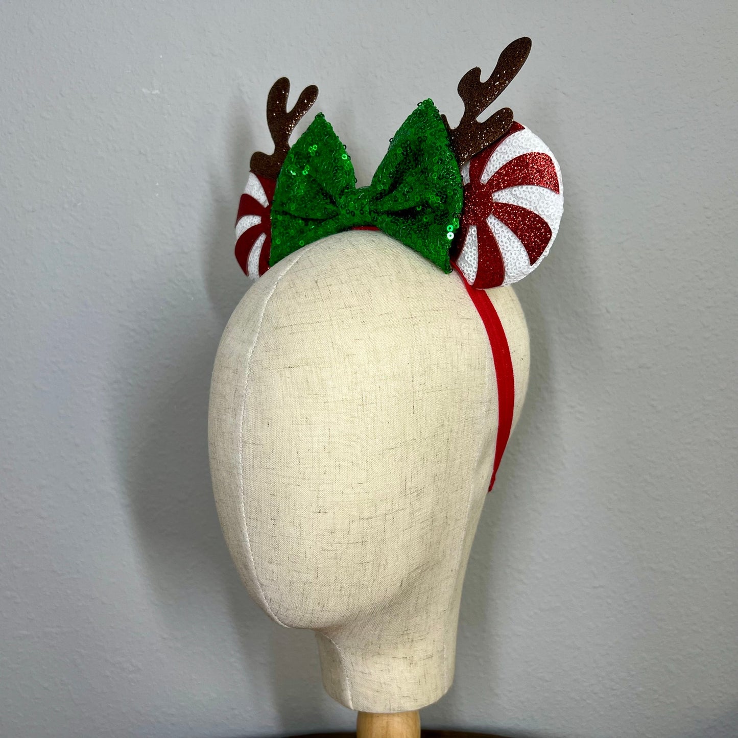 Christmas - North Pole Peppermint Elastic Mouse Ears