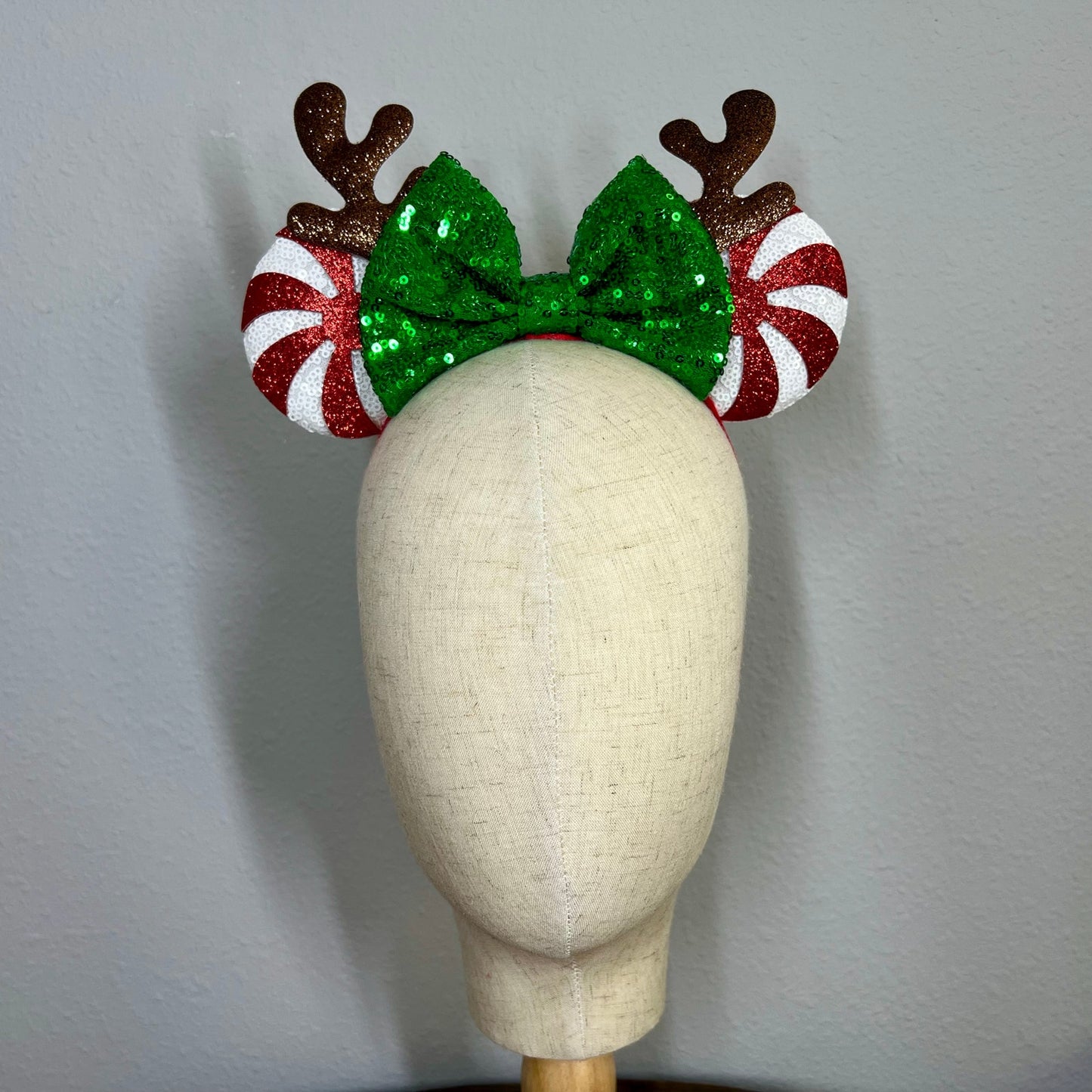 Christmas - North Pole Peppermint Elastic Mouse Ears