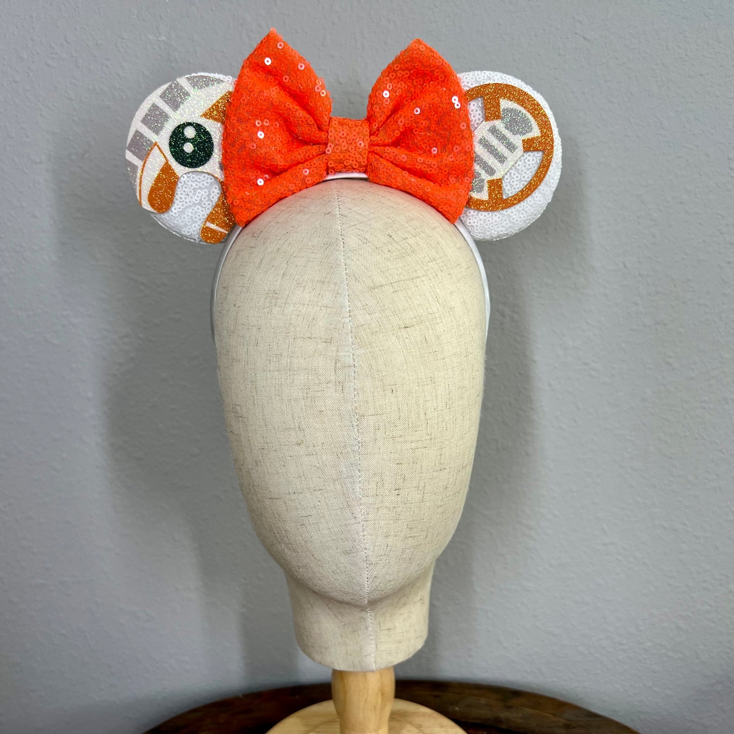 Galaxy - Orange Robot Mouse Ears