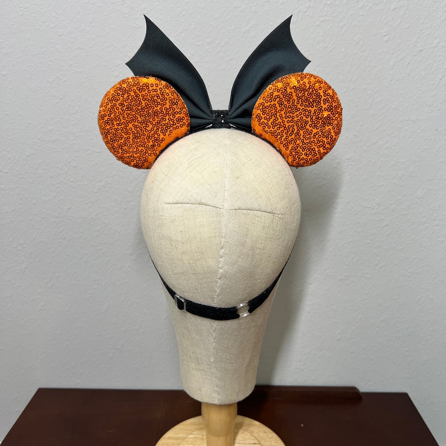 Halloween - Orange You Spooky Elastic Mouse Ears