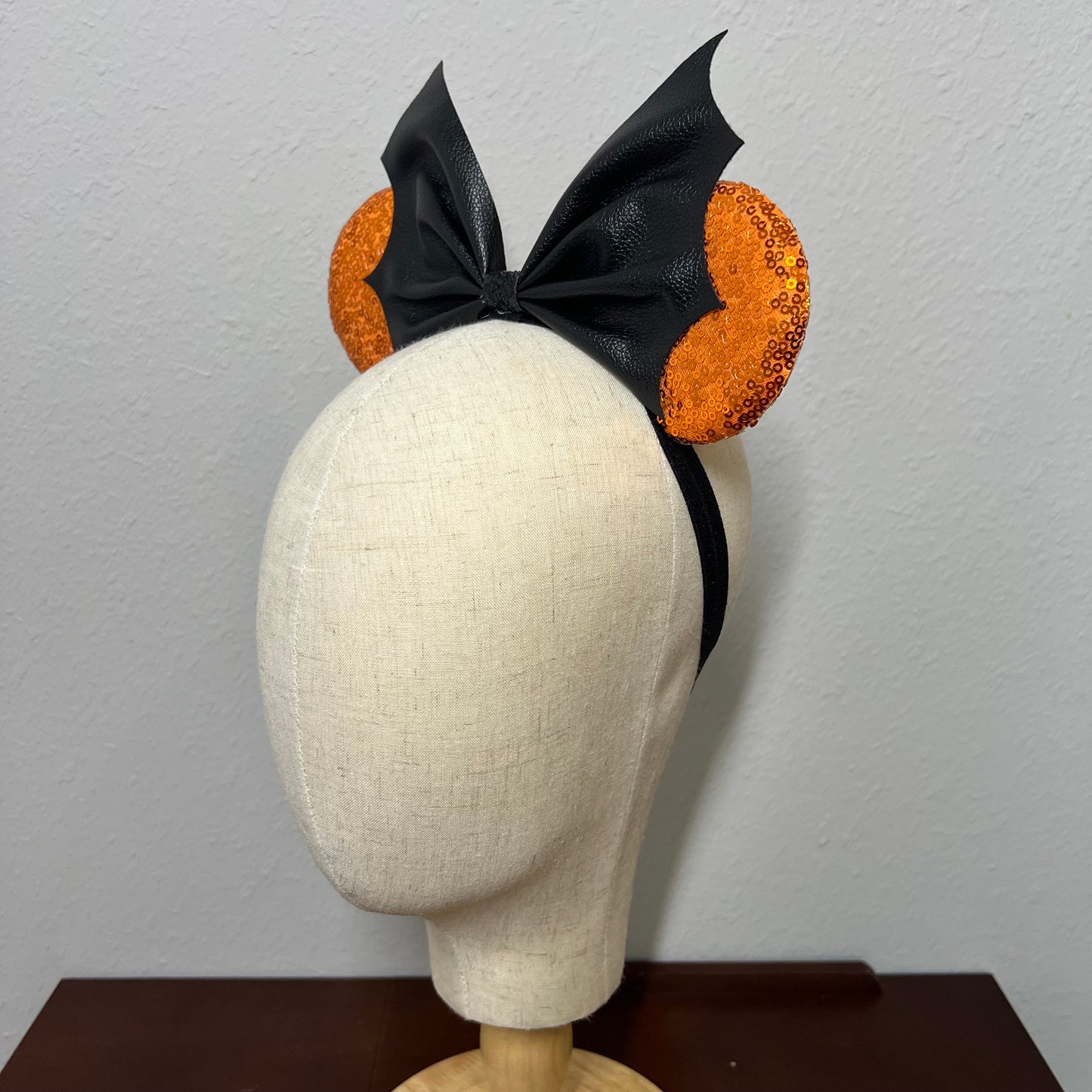 Halloween - Orange You Spooky Elastic Mouse Ears