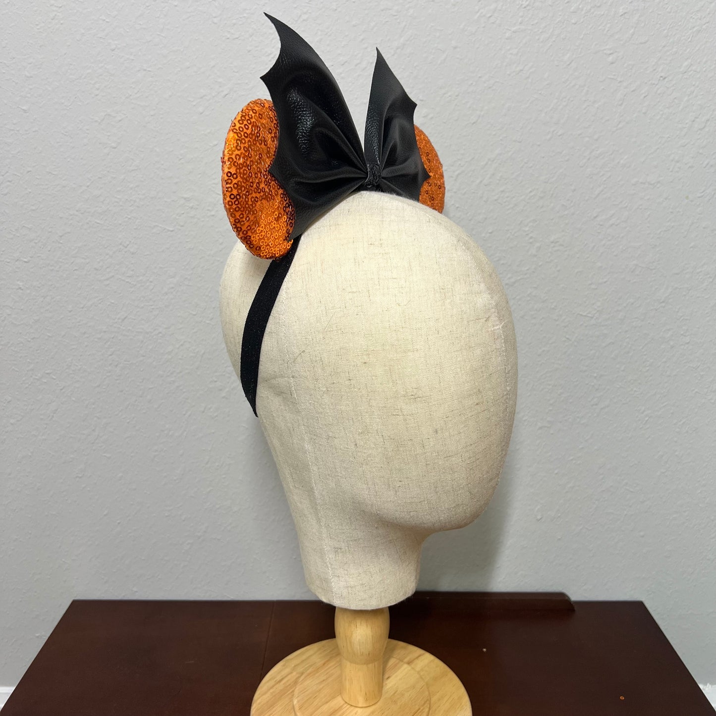 Halloween - Orange You Spooky Elastic Mouse Ears