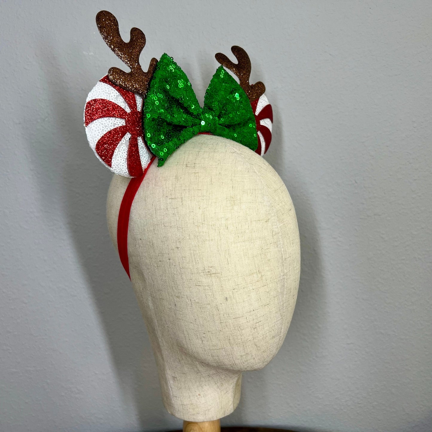Christmas - North Pole Peppermint Elastic Mouse Ears