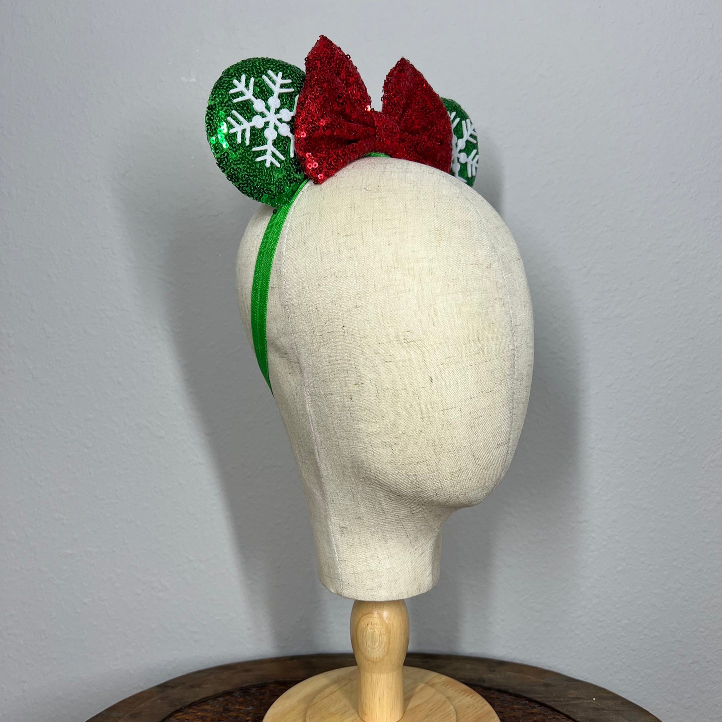 Christmas - Evergreen Sparkle Elastic Mouse Ears