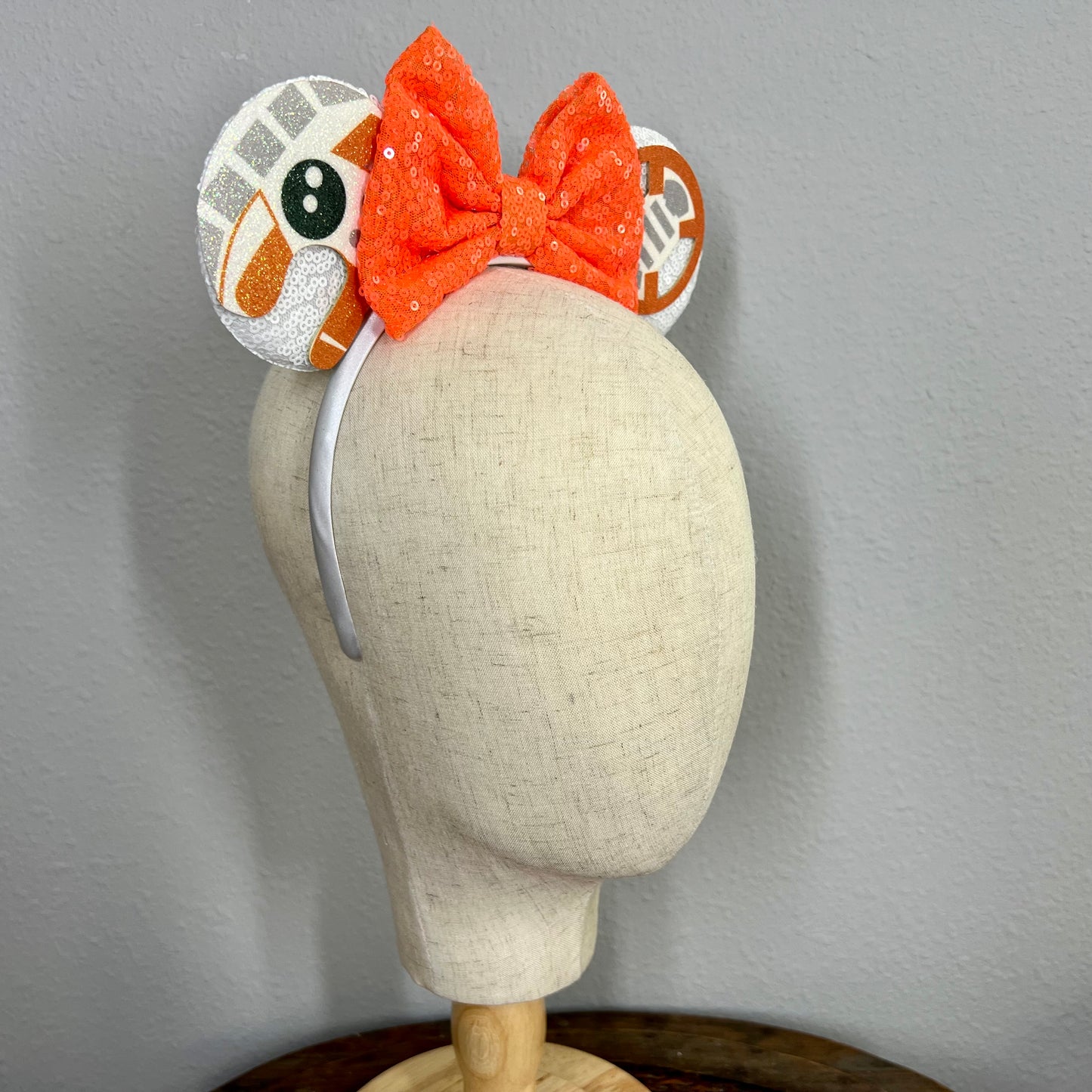 Galaxy - Orange Robot Mouse Ears