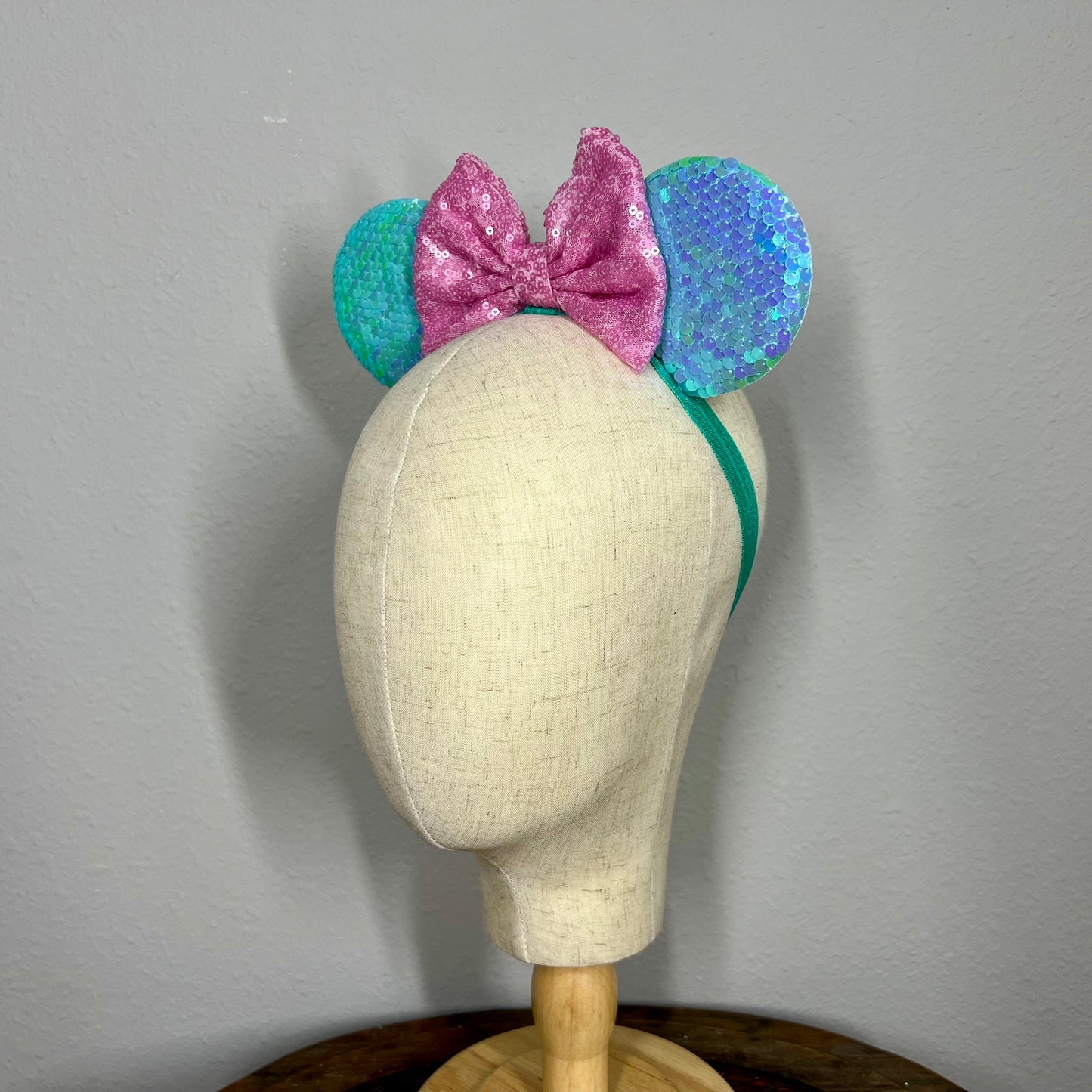 Classic - Cotton Candy Blue Elastic Mouse Ears