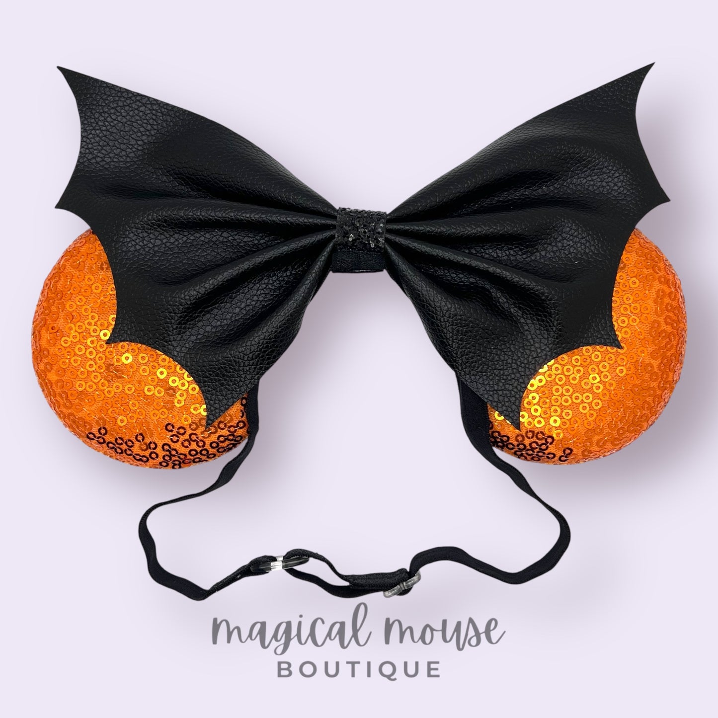 Halloween - Orange You Spooky Elastic Mouse Ears