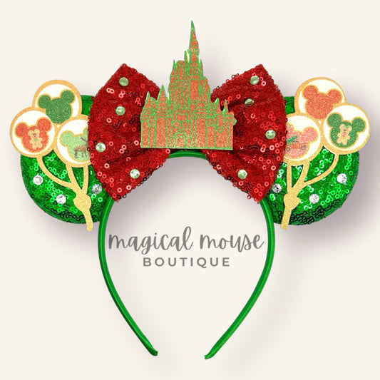 Christmas - Holiday Magic Castle Celebration Mouse Ears