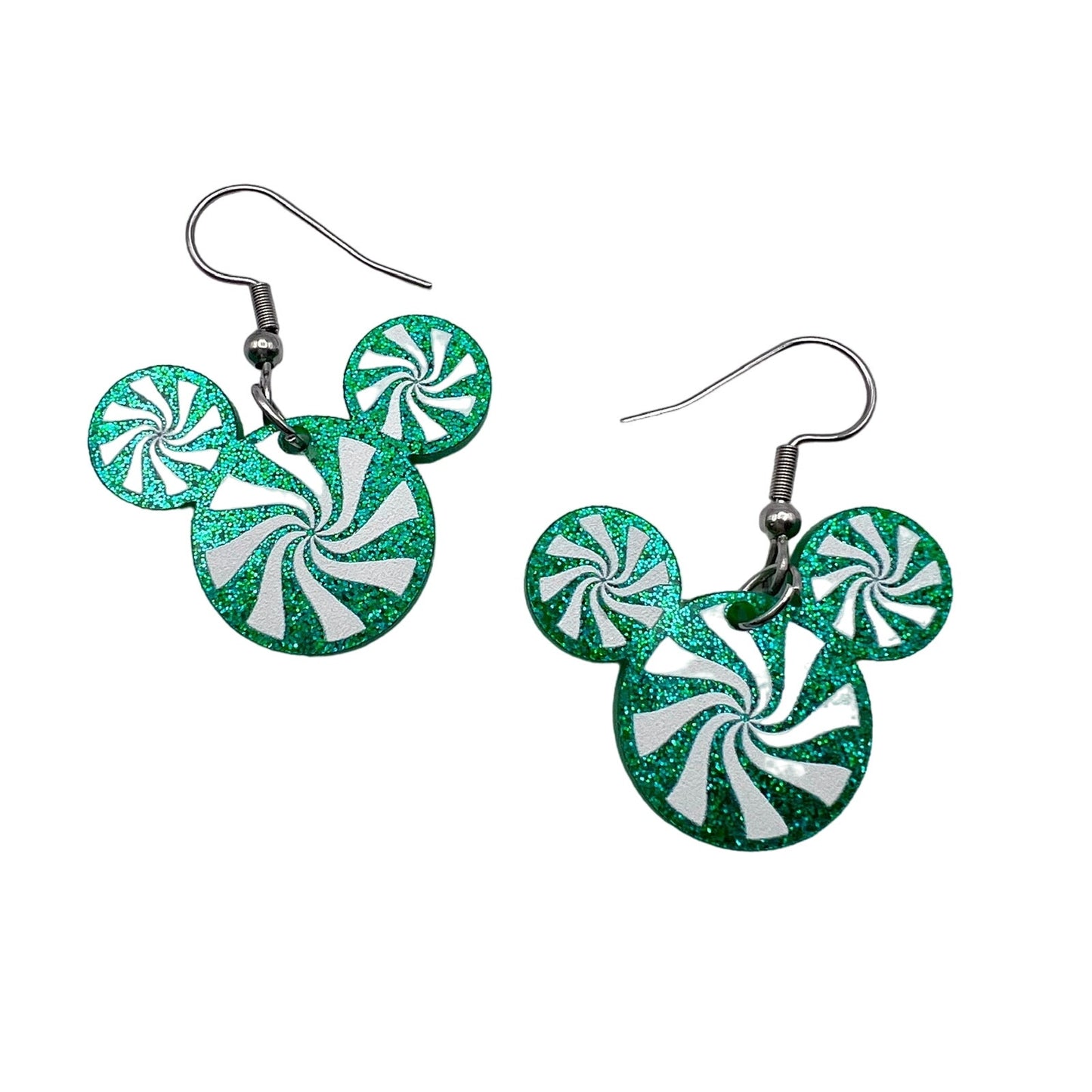 Earrings - Peppermint Mouse Drop Earrings