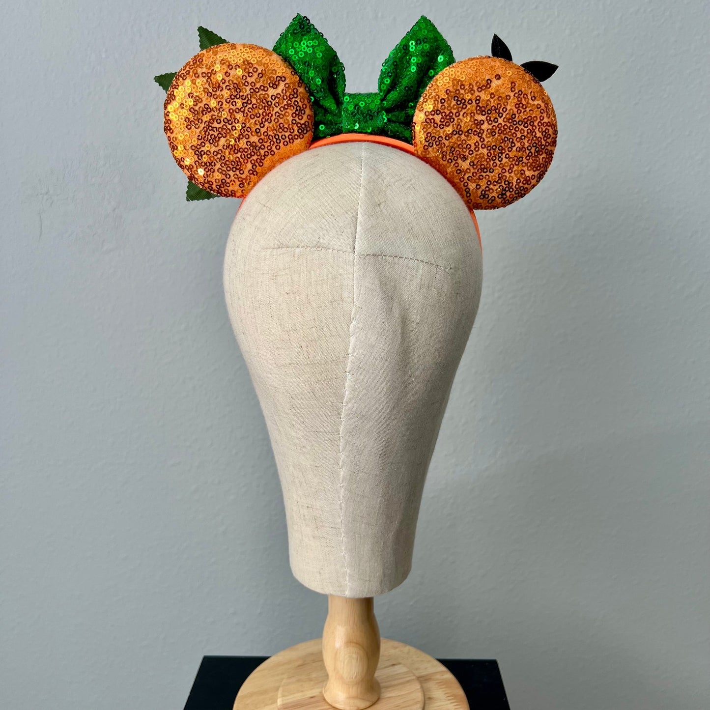 01 - Sunshine Citrus Bird Mouse Ears Headband