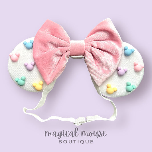 Classic - Pastel Pearl Elastic Mouse Ears