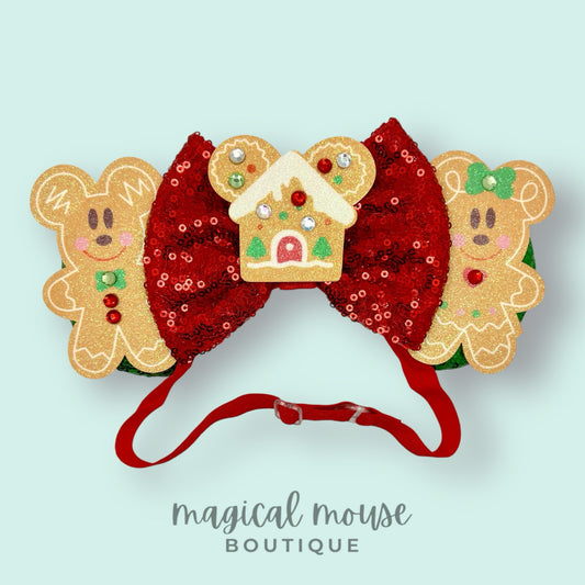 Christmas - Gingerbread Dreams Elastic Mouse Ears