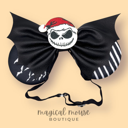 Halloween - Skeleton Santa Elastic Mouse Ears