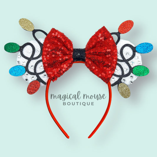 Christmas - Christmas Lights Mouse Ears