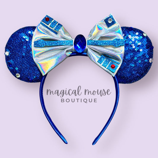 Galaxy - Blue Robot Mouse Ears