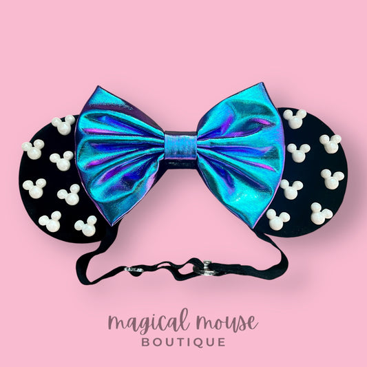 Classic - Midnight Pearl Elastic Mouse Ears