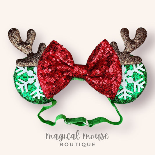 Christmas - Frosty Forest Elastic Mouse Ears