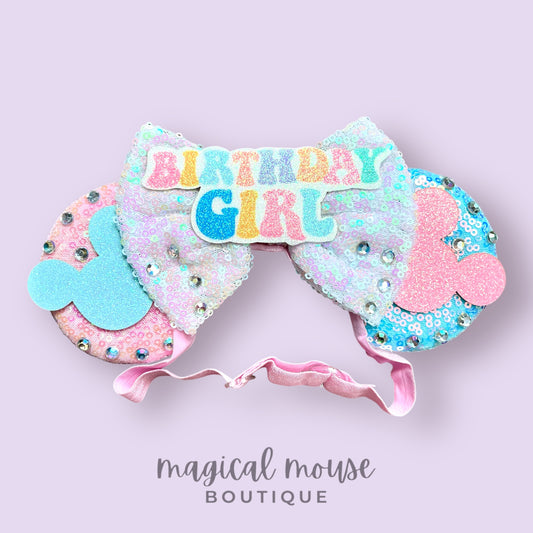 Birthday - Birthday Sparkle Elastic Mouse Ears