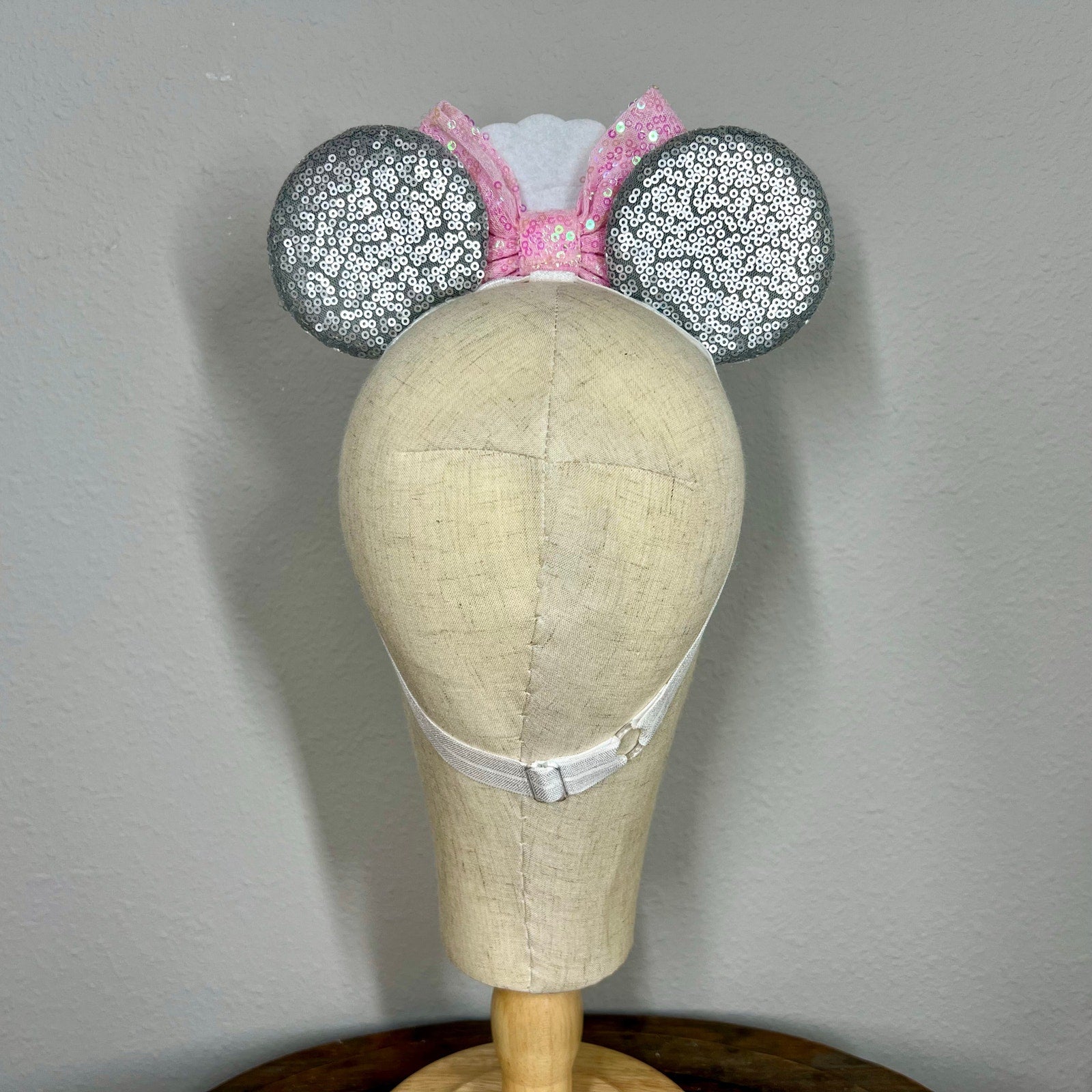 Little Chef Elastic Mouse Ears Headband - Back