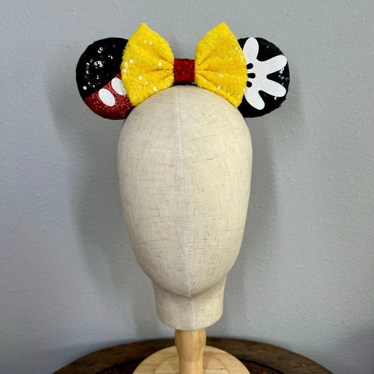 Mouse Magic Elastic Mouse Ears Headband - Front
