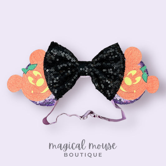Halloween - Jack-o'-Lantern Elastic Mouse Ears