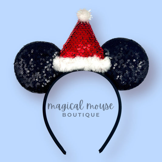Christmas - Santa Hat Mouse Ears