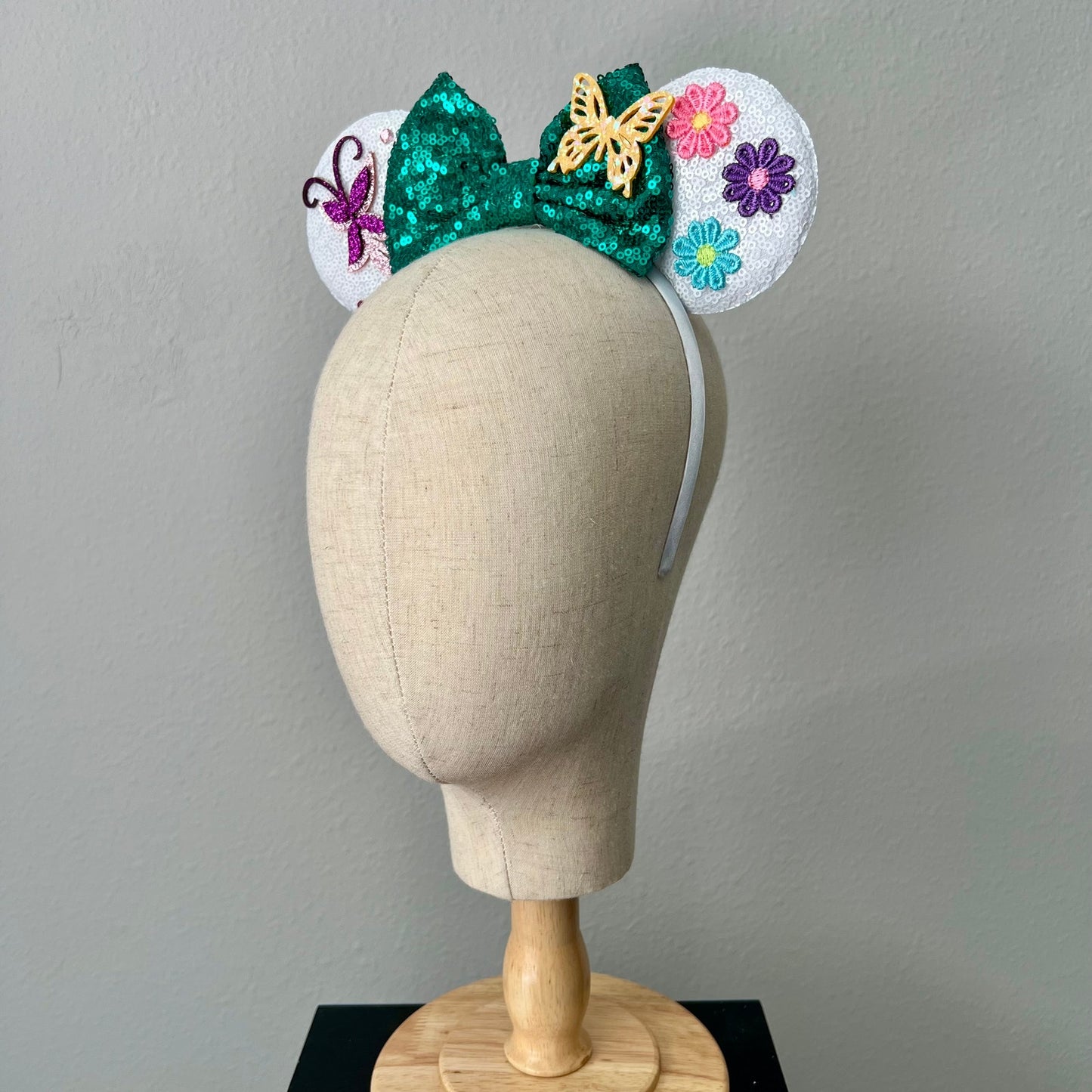 01 - Butterfly Floral Mariposa Mouse Ears Headband