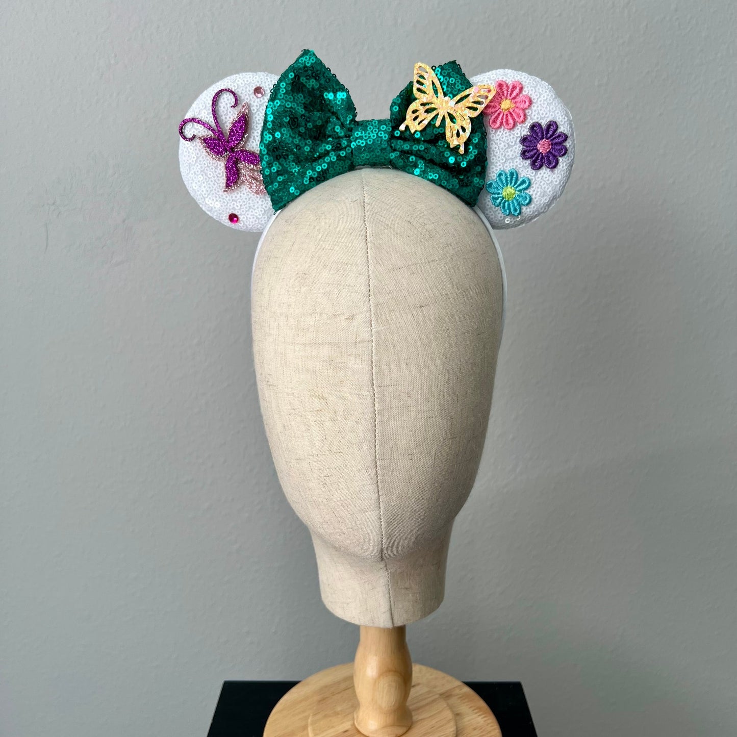 01 - Butterfly Floral Mariposa Mouse Ears Headband